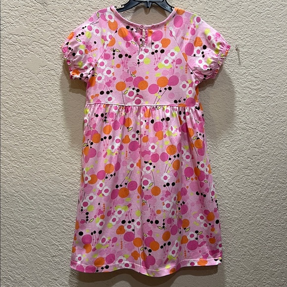 BOGO Hanna Andersson vintage pink/floral dress size 120cm US 6X-7 - Picture 3 of 4